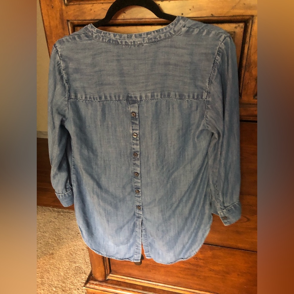 Talbot’s denim tunic shirt